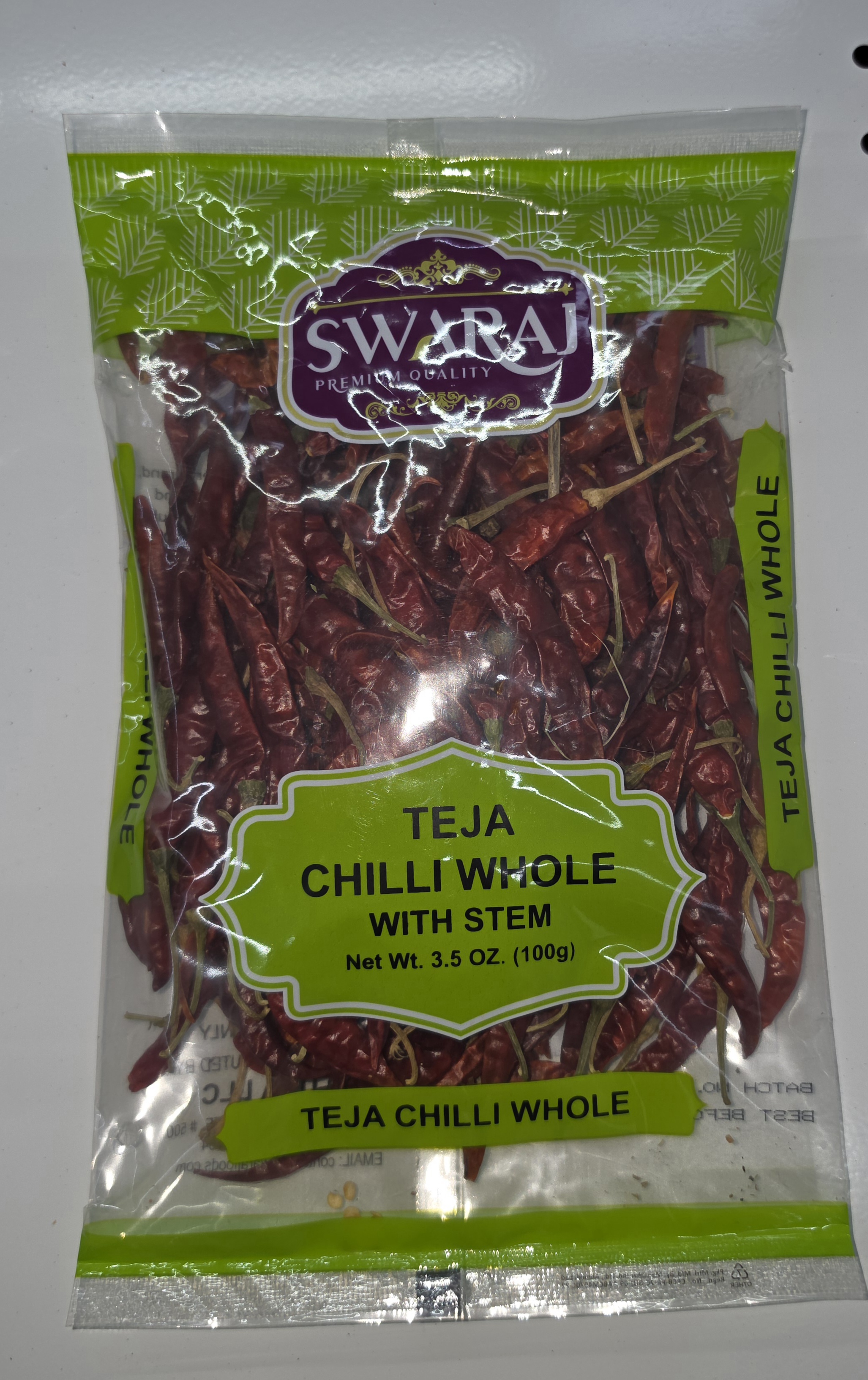 Swaraj Teja Chilli Whole with Stem